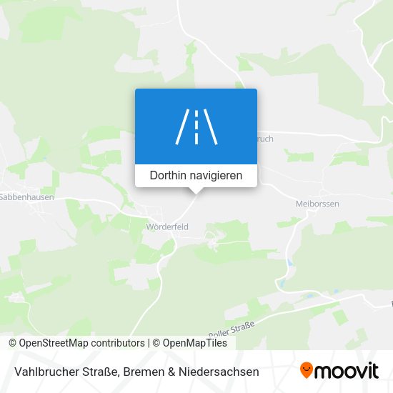 Vahlbrucher Straße Karte
