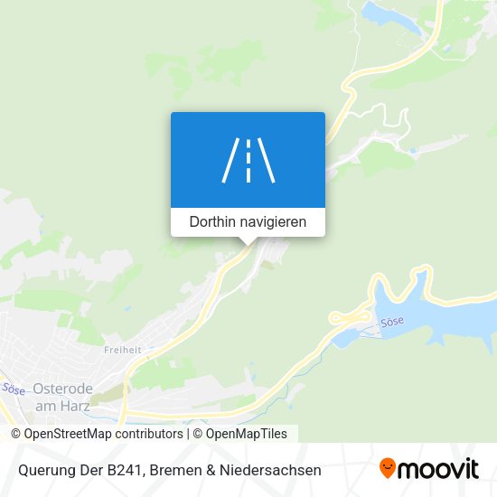 Querung Der B241 Karte