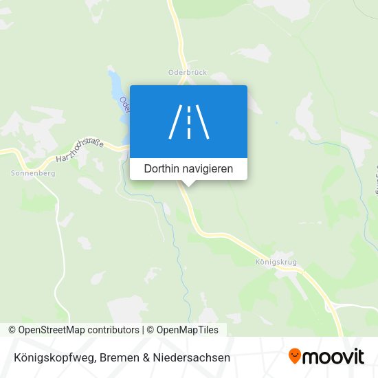 Königskopfweg Karte