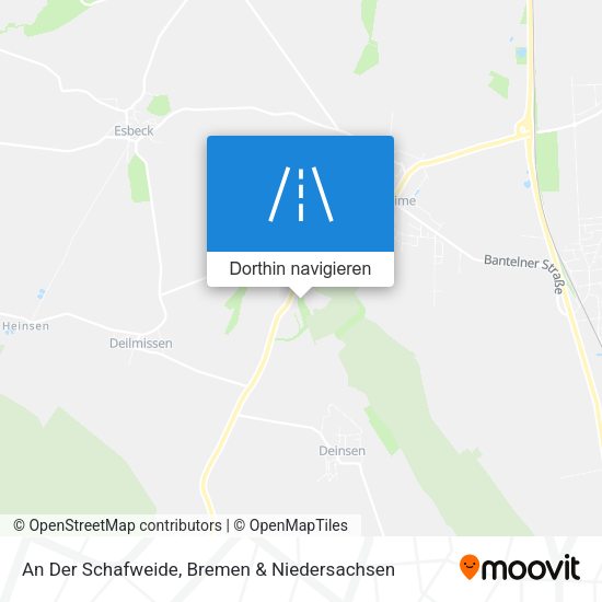 An Der Schafweide Karte