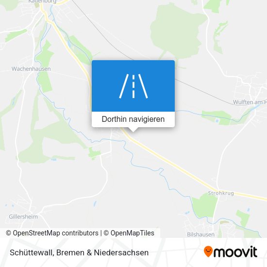 Schüttewall Karte