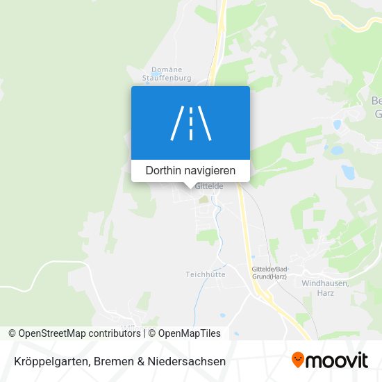 Kröppelgarten Karte