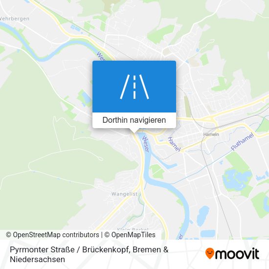 Pyrmonter Straße / Brückenkopf Karte