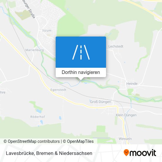 Lavesbrücke Karte