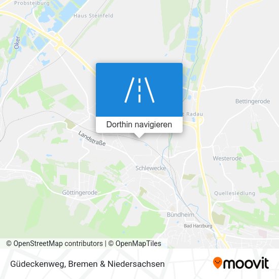 Güdeckenweg Karte