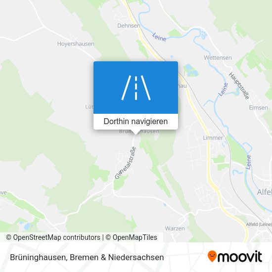 Brüninghausen Karte
