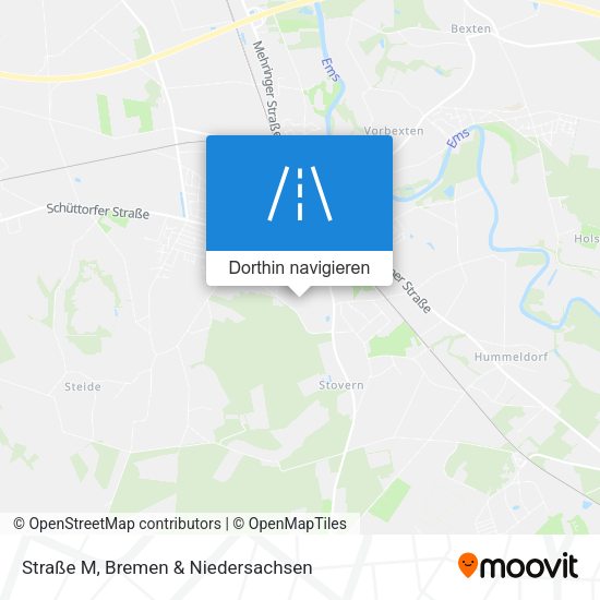 Straße M Karte