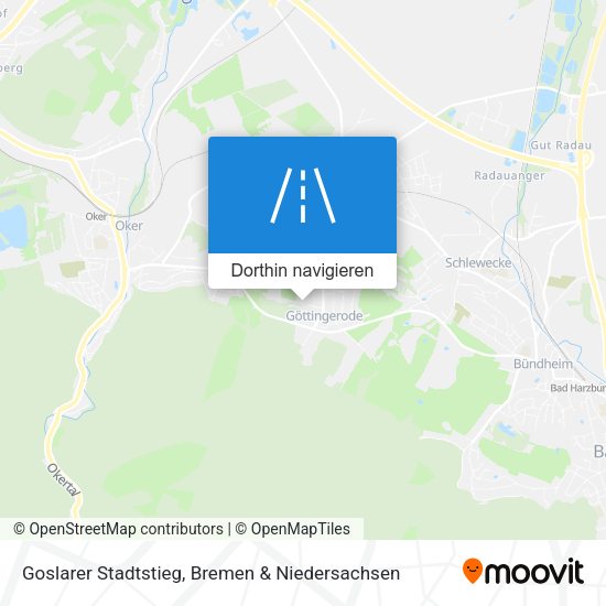 Goslarer Stadtstieg Karte