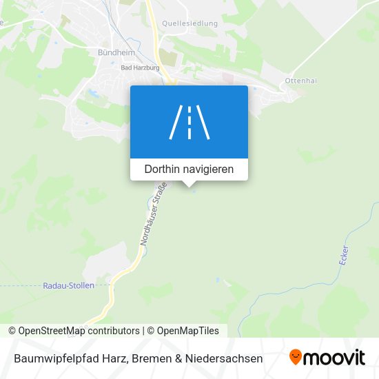 Baumwipfelpfad Harz Karte