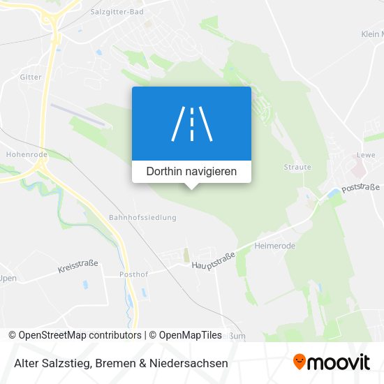 Alter Salzstieg Karte
