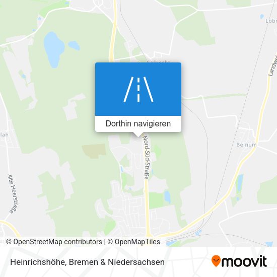 Heinrichshöhe Karte