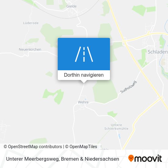 Unterer Meerbergsweg Karte