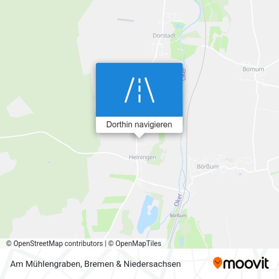Am Mühlengraben Karte