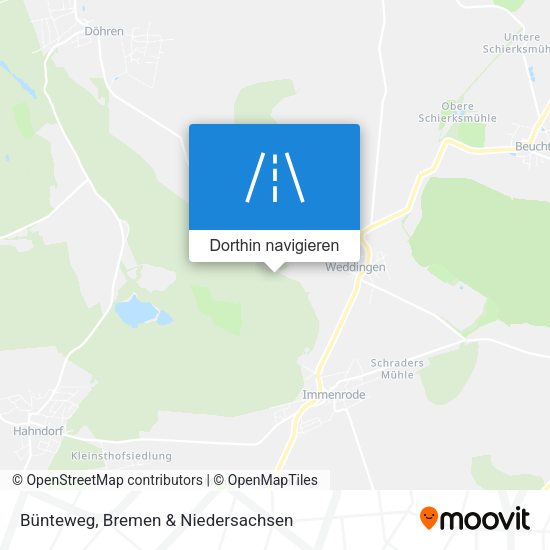 Bünteweg Karte