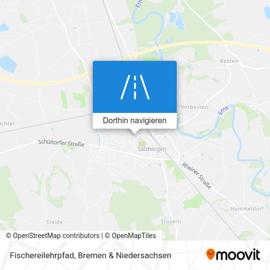 Fischereilehrpfad Karte
