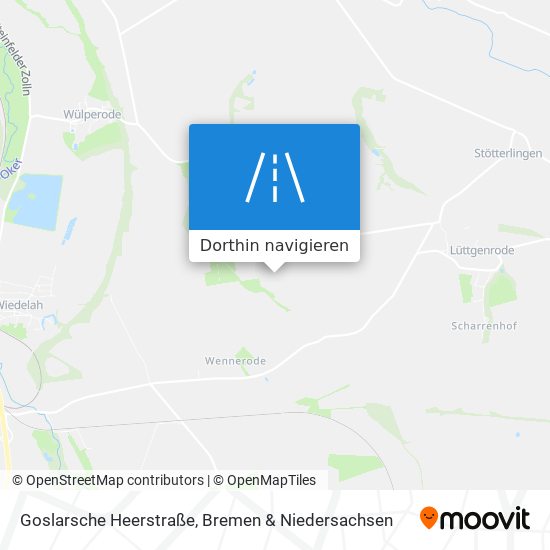 Goslarsche Heerstraße Karte