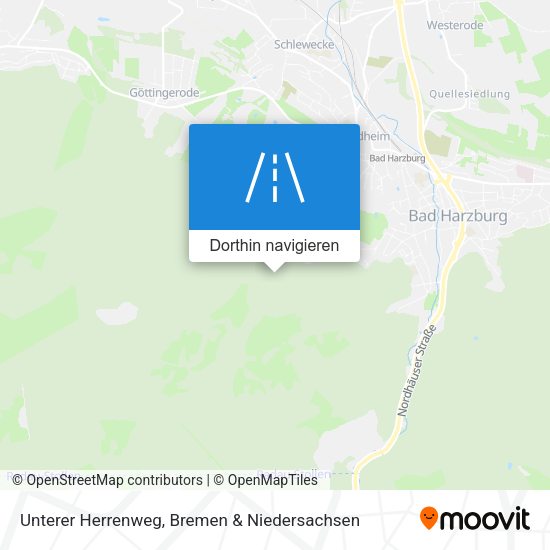 Unterer Herrenweg Karte