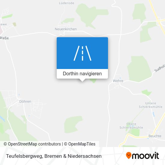 Teufelsbergweg Karte