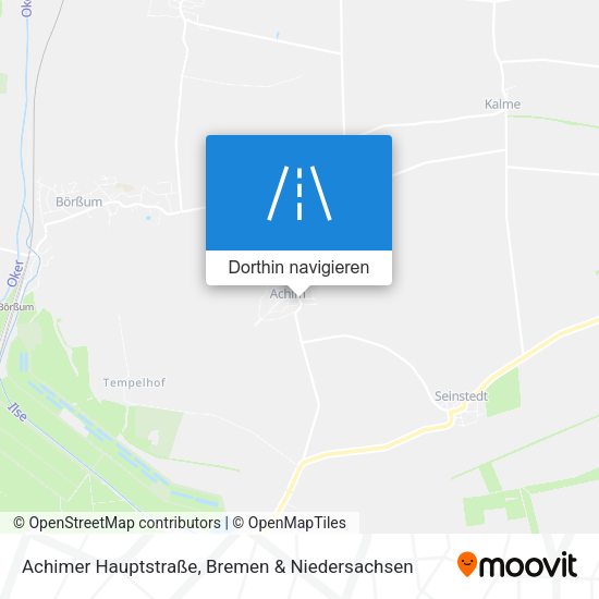 Achimer Hauptstraße Karte