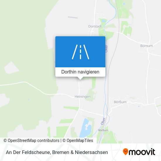 An Der Feldscheune Karte