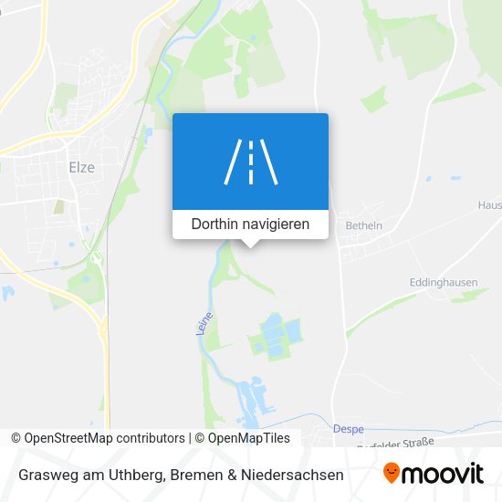 Grasweg am Uthberg Karte