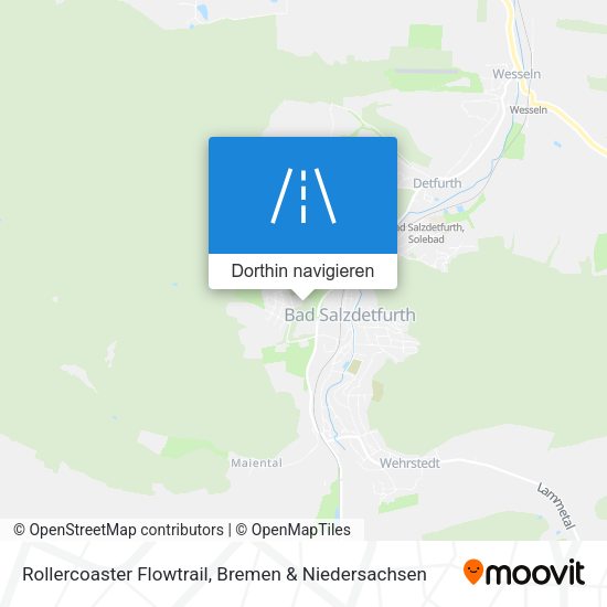 Rollercoaster Flowtrail Karte