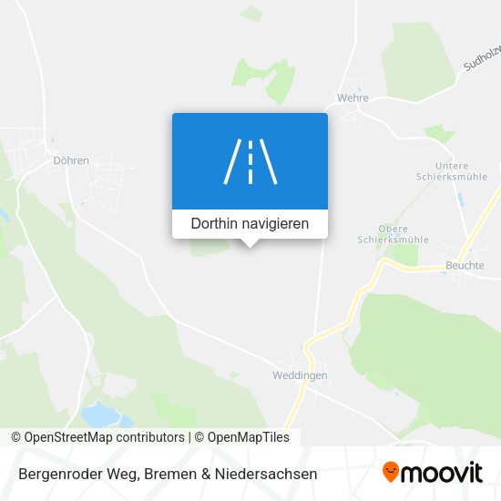 Bergenroder Weg Karte