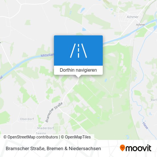 Bramscher Straße Karte