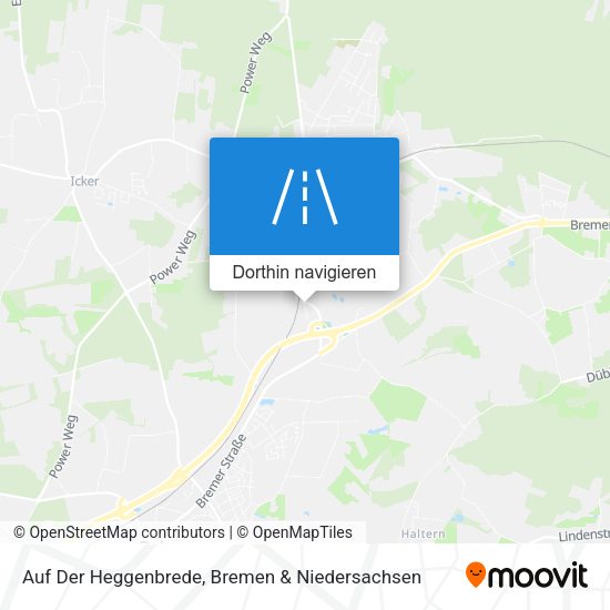 Auf Der Heggenbrede Karte