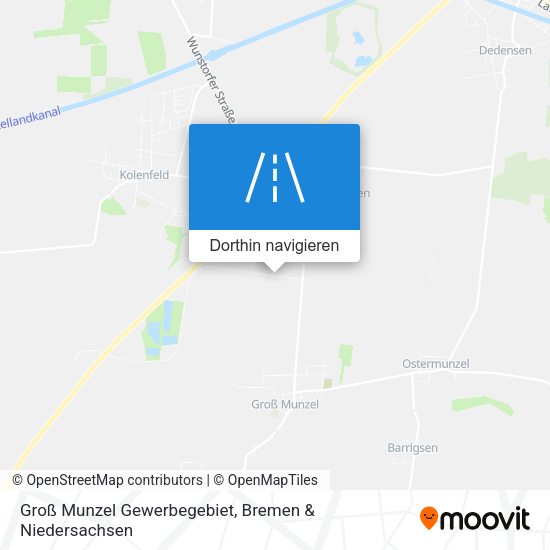 Groß Munzel Gewerbegebiet Karte
