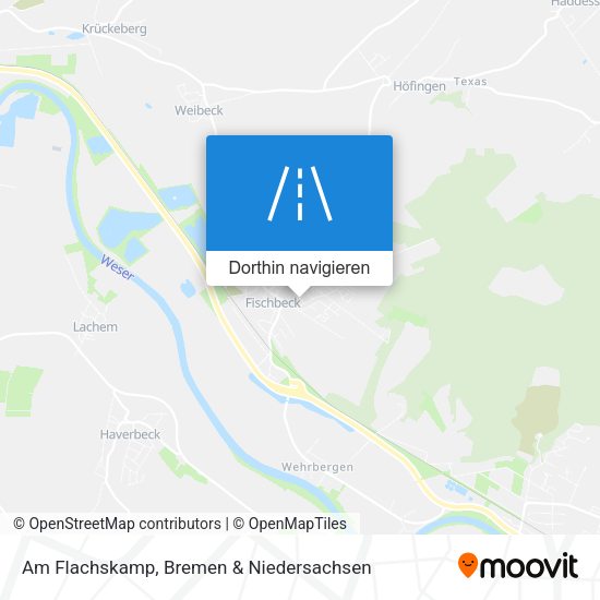 Am Flachskamp Karte