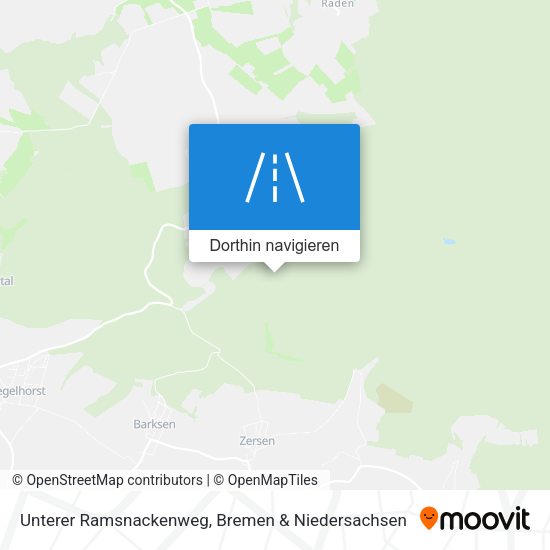 Unterer Ramsnackenweg Karte