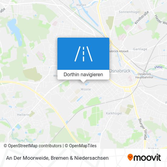 An Der Moorweide Karte