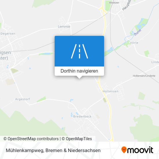 Mühlenkampweg Karte