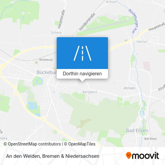 An den Weiden Karte