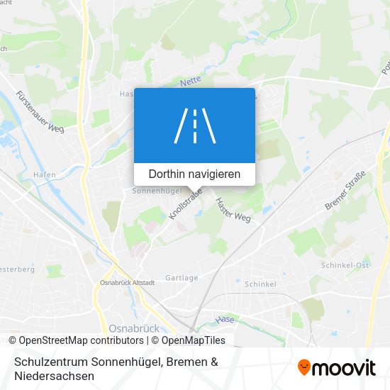 Schulzentrum Sonnenhügel Karte