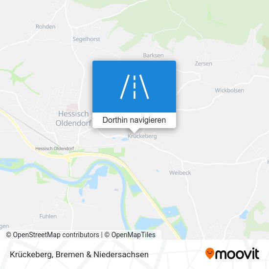 Krückeberg Karte