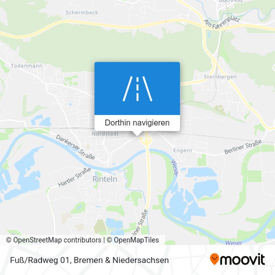 Fuß/Radweg 01 Karte