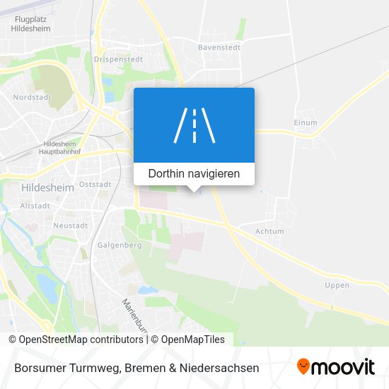 Borsumer Turmweg Karte