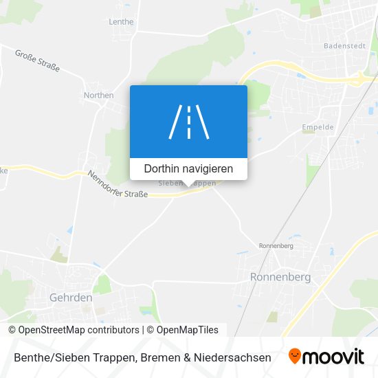 Benthe/Sieben Trappen Karte