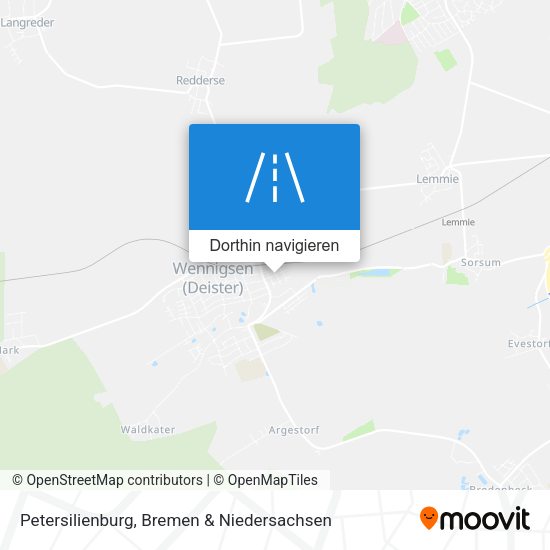 Petersilienburg Karte