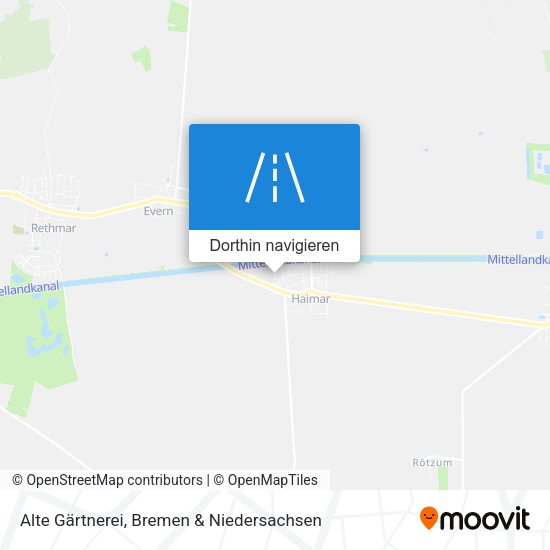 Alte Gärtnerei Karte