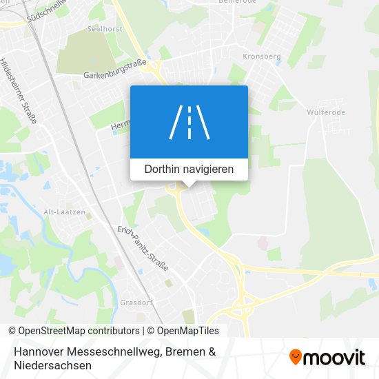 Hannover Messeschnellweg Karte
