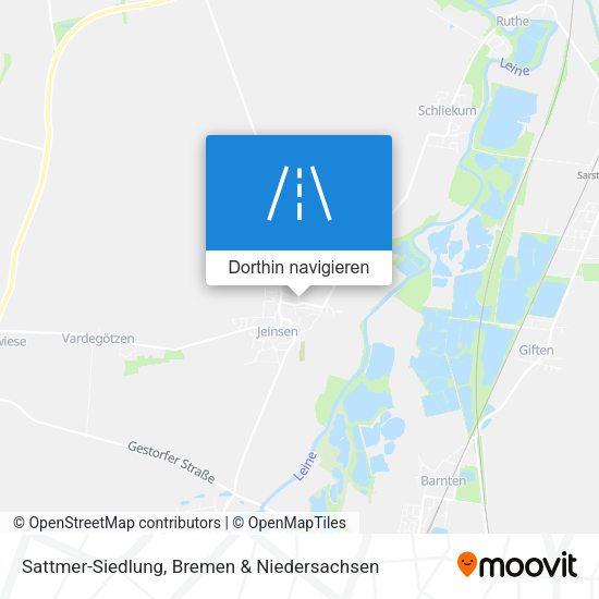 Sattmer-Siedlung Karte