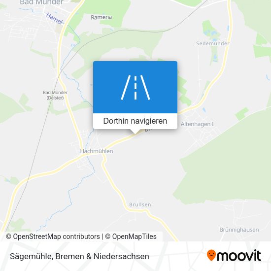 Sägemühle Karte