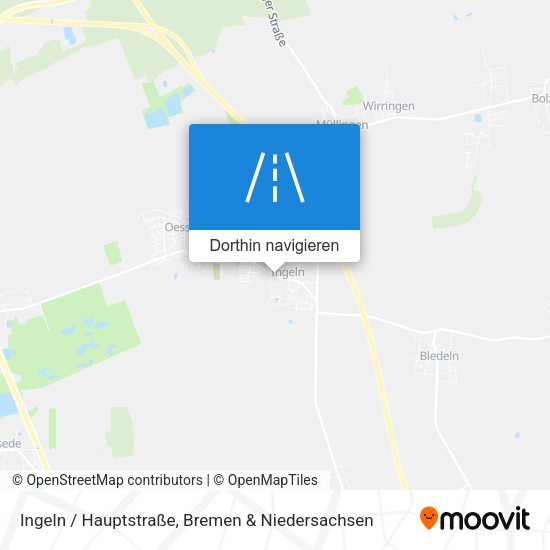 Ingeln / Hauptstraße Karte