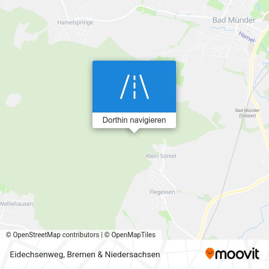 Eidechsenweg Karte