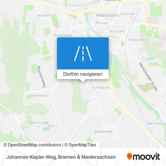 Johannes-Kepler-Weg Karte