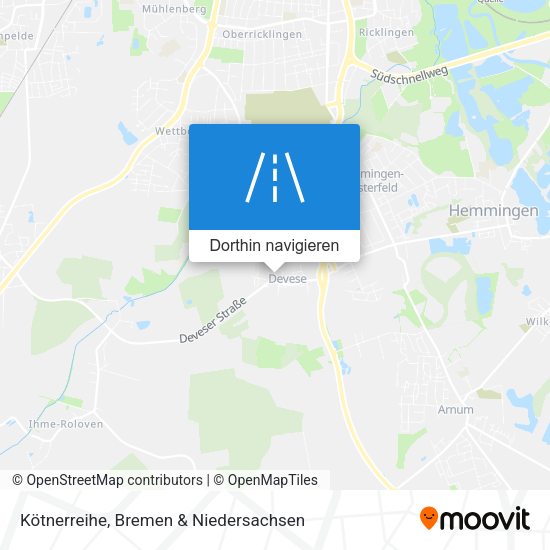 Kötnerreihe Karte