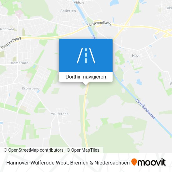 Hannover-Wülferode West Karte